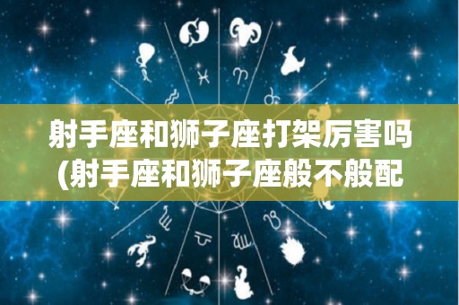 射手座和狮子座打架厉害吗(射手座和狮子座般不般配)