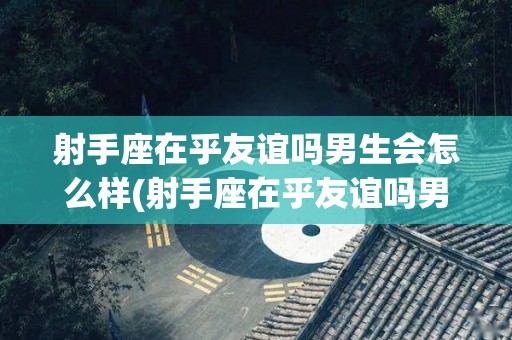 射手座在乎友谊吗男生会怎么样(射手座在乎友谊吗男生会怎么样呢)