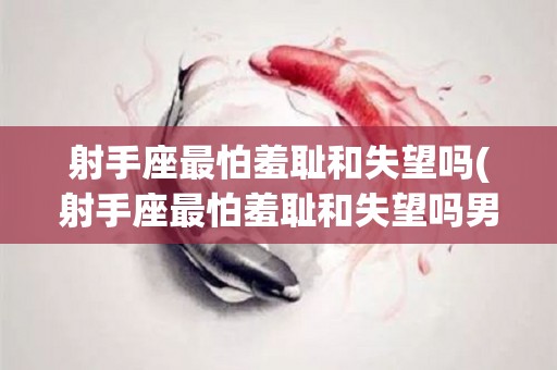 射手座最怕羞耻和失望吗(射手座最怕羞耻和失望吗男生)