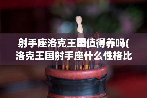 射手座洛克王国值得养吗(洛克王国射手座什么性格比较好)