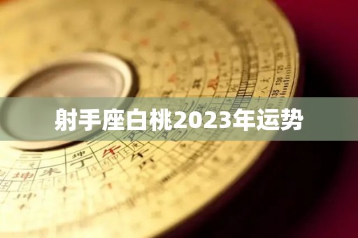 射手座白桃2023年运势