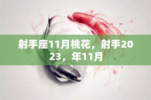 射手座11月桃花，射手2023，年11月