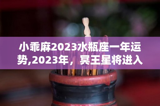 小乖麻2023水瓶座一年运势,2023年，冥王星将进入巨蟹座，对感情的渴望会更加强烈