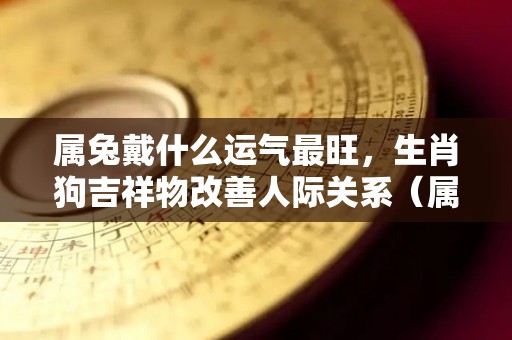 属兔戴什么运气最旺，生肖狗吉祥物改善人际关系（属兔的戴什么比较好）