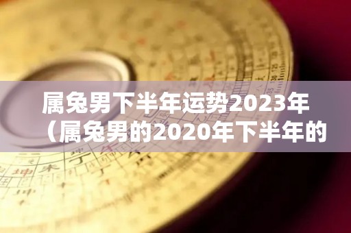 属兔男下半年运势2023年（属兔男的2020年下半年的运势怎么样）