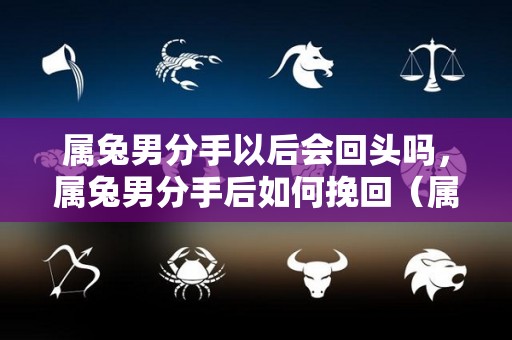 属兔男分手以后会回头吗，属兔男分手后如何挽回（属兔男分手会不会再复合）