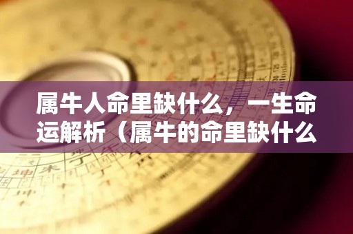 属牛人命里缺什么，一生命运解析（属牛的命里缺什么）
