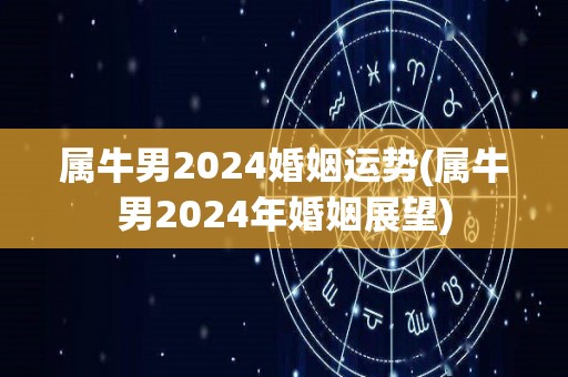 属牛男2024婚姻运势(属牛男2024年婚姻展望)