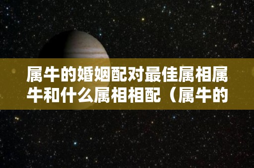属牛的婚姻配对最佳属相属牛和什么属相相配（属牛的婚姻属相配对大全）