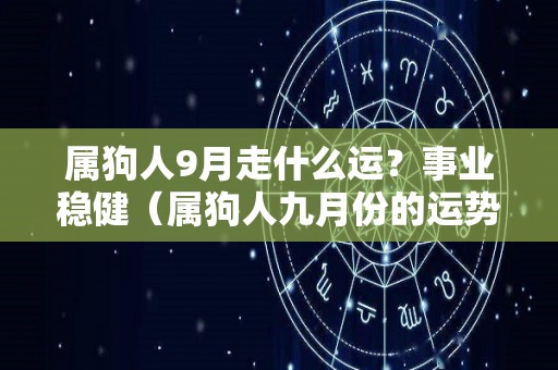 属狗人9月走什么运？事业稳健（属狗人九月份的运势）