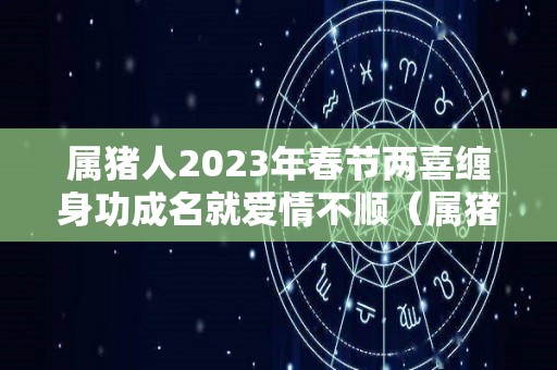 属猪人2023年春节两喜缠身功成名就爱情不顺（属猪人在2023年的运势如何）