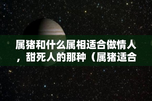 属猪和什么属相适合做情人，甜死人的那种（属猪适合跟什么生肖合）