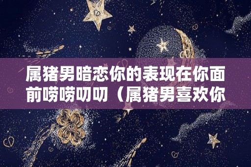 属猪男暗恋你的表现在你面前唠唠叨叨（属猪男喜欢你有啥表现）