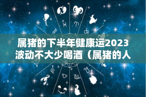 属猪的下半年健康运2023波动不大少喝酒（属猪的人下半年的运势）