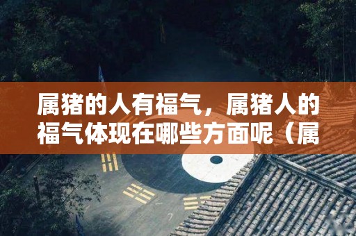 属猪的人有福气，属猪人的福气体现在哪些方面呢（属猪人一辈子的福星）