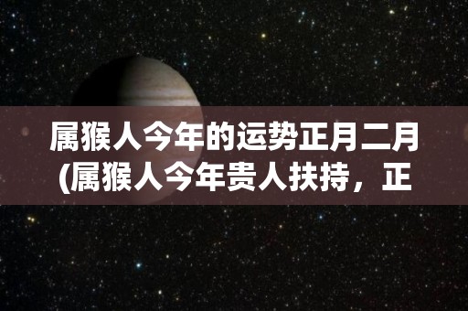 属猴人今年的运势正月二月(属猴人今年贵人扶持，正月二月财运亨通)