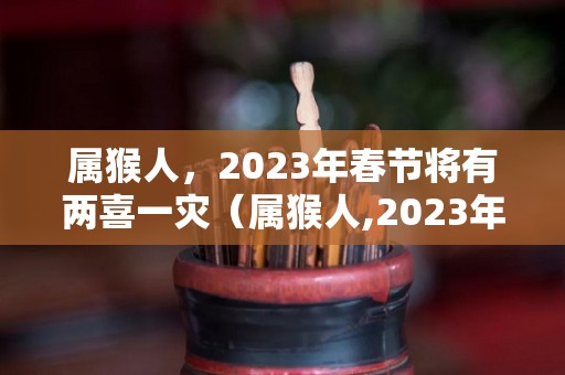 属猴人，2023年春节将有两喜一灾（属猴人,2023年春节将有两喜一灾吗）