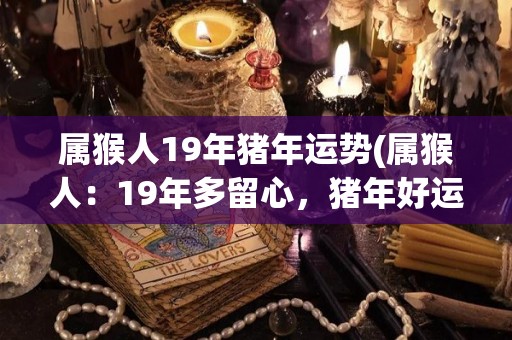 属猴人19年猪年运势(属猴人：19年多留心，猪年好运自现)