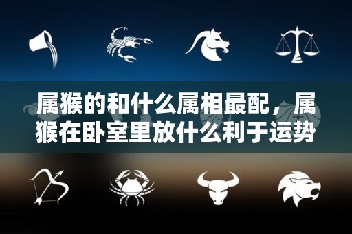 属猴的和什么属相最配，属猴在卧室里放什么利于运势（属猴的卧室放什么摆件）