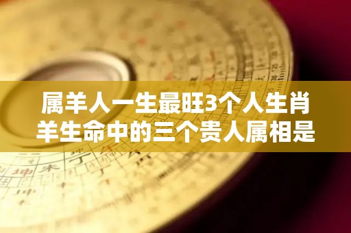 属羊人一生最旺3个人生肖羊生命中的三个贵人属相是谁（属羊人的五个贵人2021）