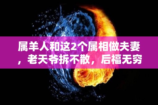 属羊人和这2个属相做夫妻，老天爷拆不散，后福无穷（属羊的和那个属相做夫妻最佳）