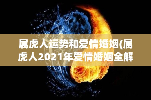 属虎人运势和爱情婚姻(属虎人2021年爱情婚姻全解析  运势详解)