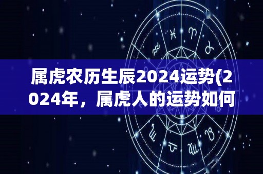 属虎农历生辰2024运势(2024年，属虎人的运势如何？)