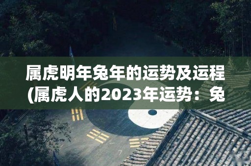 属虎明年兔年的运势及运程(属虎人的2023年运势：兔年属相解析与运程分析)