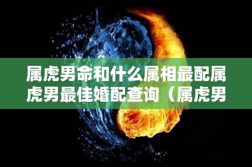 属虎男命和什么属相最配属虎男最佳婚配查询（属虎男的和什么属相最配姻缘）