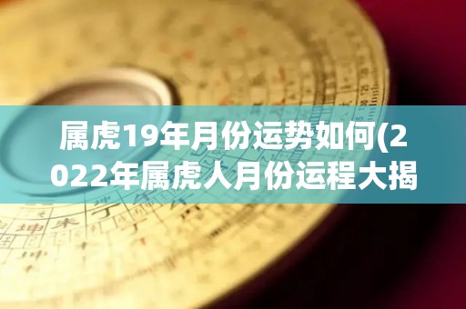 属虎19年月份运势如何(2022年属虎人月份运程大揭秘)