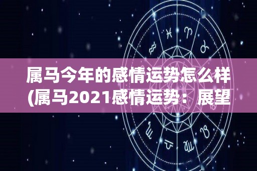 属马今年的感情运势怎么样(属马2021感情运势：展望未来，还需关注四个方面)