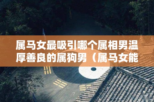 属马女最吸引哪个属相男温厚善良的属狗男（属马女能带给属狗男富贵吗）