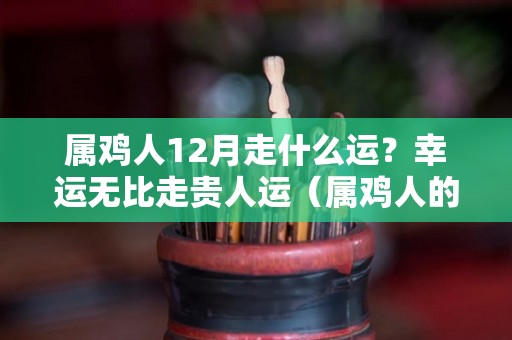 属鸡人12月走什么运？幸运无比走贵人运（属鸡人的12月份的运气）