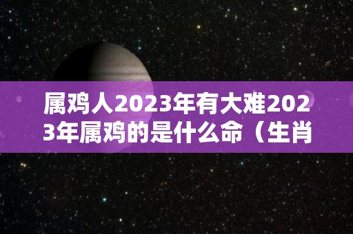 属鸡人2023年有大难2023年属鸡的是什么命（生肖鸡在2023年的运势以及注意月份）