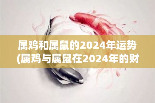 属鸡和属鼠的2024年运势(属鸡与属鼠在2024年的财运和事业运趋势)