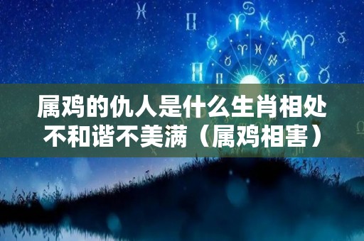 属鸡的仇人是什么生肖相处不和谐不美满（属鸡相害）
