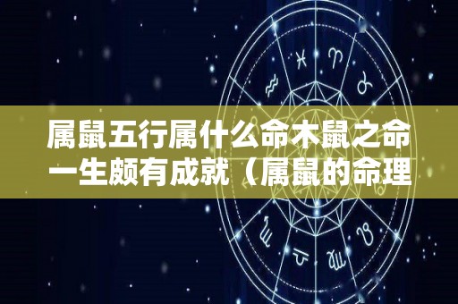 属鼠五行属什么命木鼠之命一生颇有成就（属鼠的命理五行属什么）
