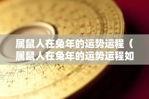 属鼠人在兔年的运势运程（属鼠人在兔年的运势运程如何）