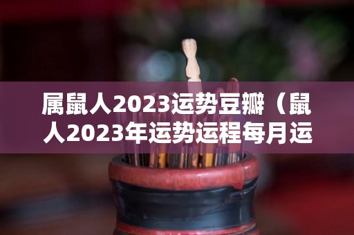属鼠人2023运势豆瓣（鼠人2023年运势运程每月运程）