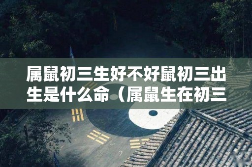 属鼠初三生好不好鼠初三出生是什么命（属鼠生在初三好吗）