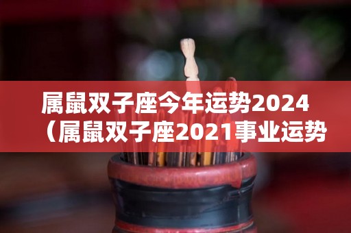 属鼠双子座今年运势2024（属鼠双子座2021事业运势）