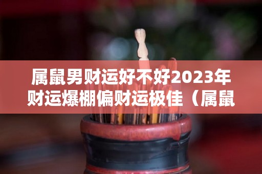 属鼠男财运好不好2023年财运爆棚偏财运极佳（属鼠男2023年运程）