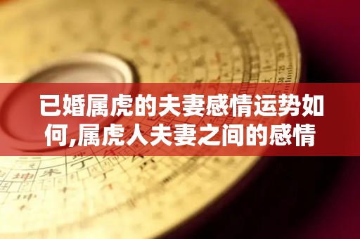 已婚属虎的夫妻感情运势如何,属虎人夫妻之间的感情运势如何