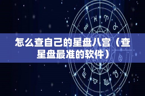 怎么查自己的星盘八宫（查星盘最准的软件）
