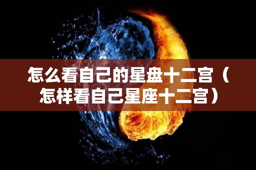 怎么看自己的星盘十二宫（怎样看自己星座十二宫）