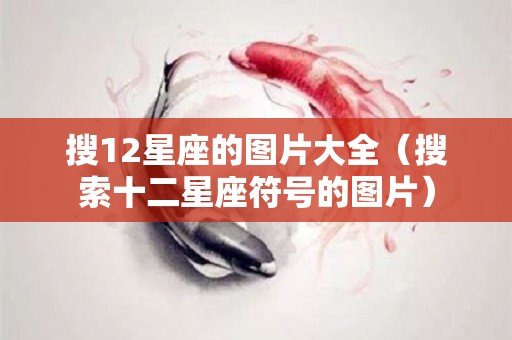 搜12星座的图片大全（搜索十二星座符号的图片）