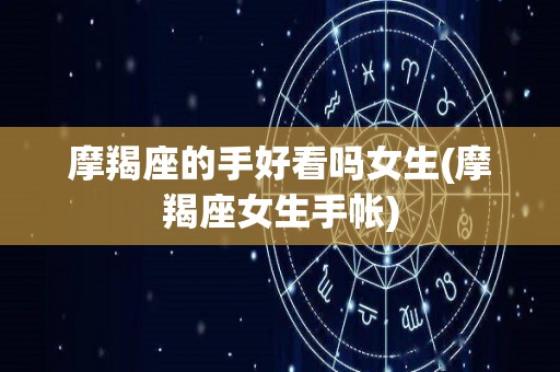 摩羯座的手好看吗女生(摩羯座女生手帐)