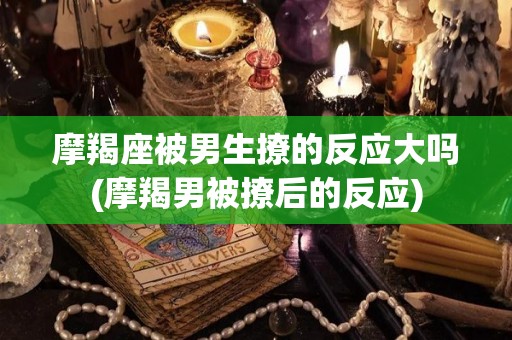 摩羯座被男生撩的反应大吗(摩羯男被撩后的反应)
