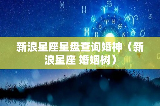 新浪星座星盘查询婚神（新浪星座 婚姻树）