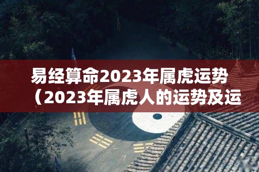 易经算命2023年属虎运势（2023年属虎人的运势及运程）